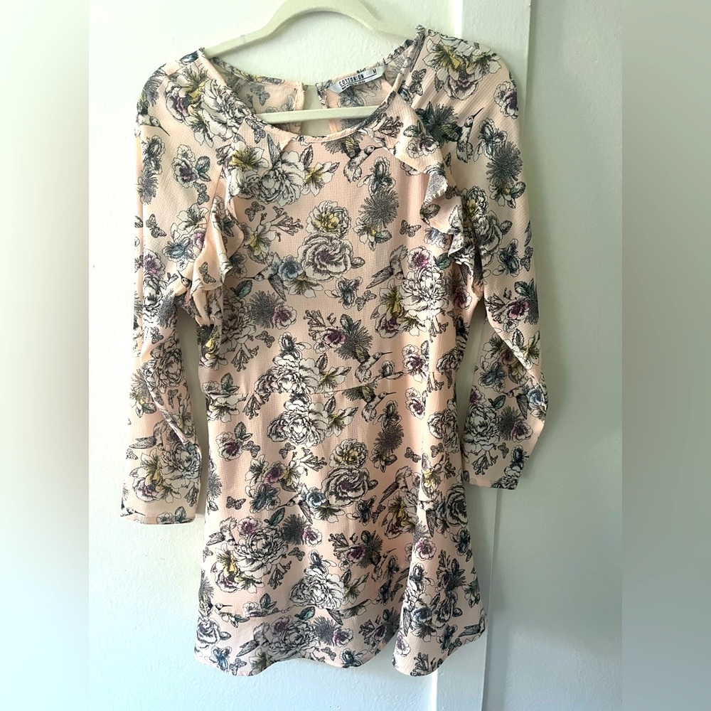 Pastel Pink long sleeve dress